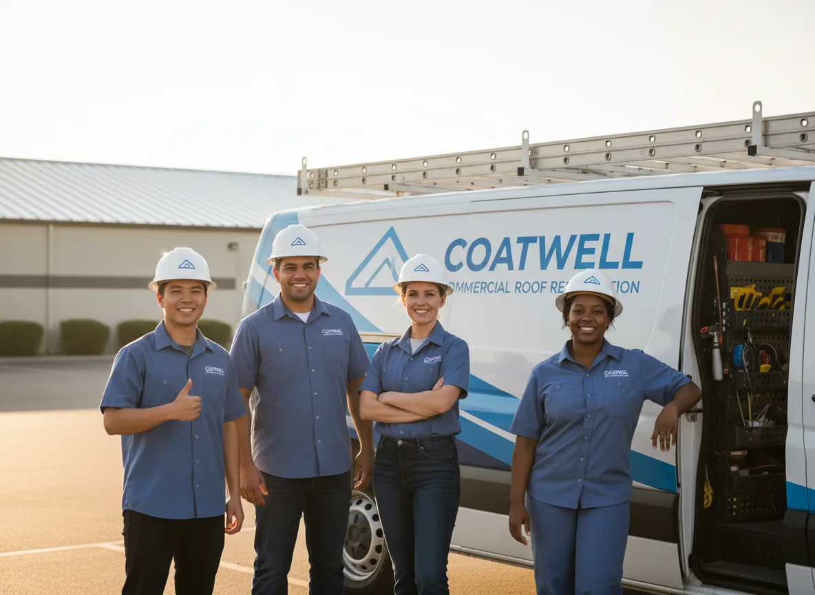 Commercial roof coating company in Temple, NH
