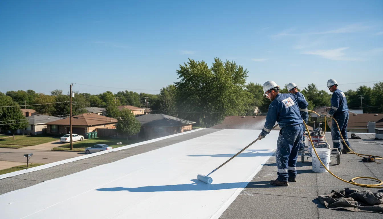 Commercial roof coating in Temple, NH near me